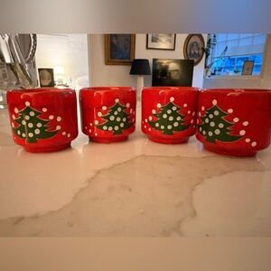 Waechtersbach Christmas Tree Candleholders